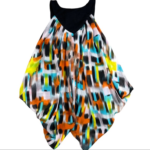 New Directions📌petite size small colorful sleeveless top beadwork around collar - Picture 10 of 12